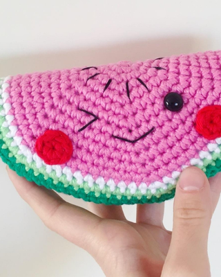 Crochet watermelon free pattern