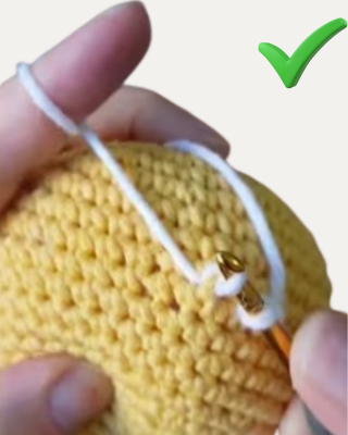 How to surface crochet for Amigurumi