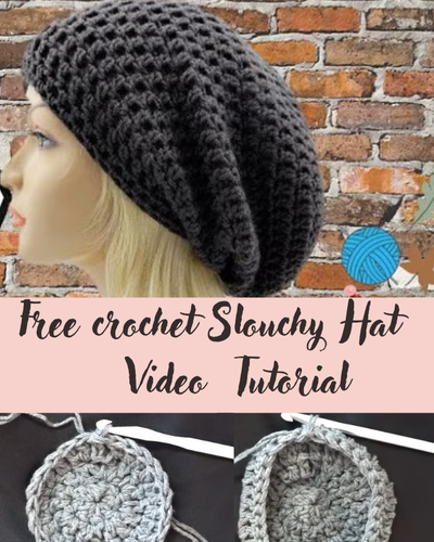 How to Crochet _Easy 30 Minute Slouchy Hat