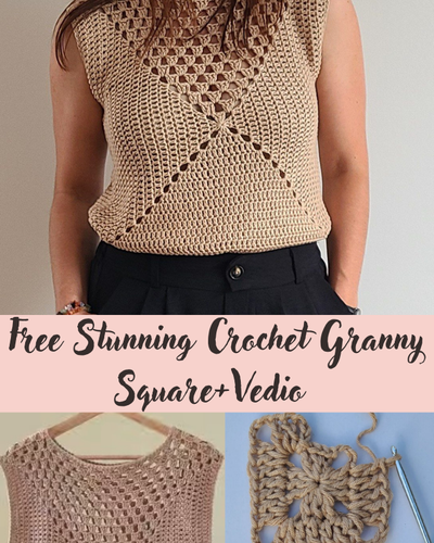 Stunning Crochet Granny Square