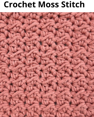 moss stitch crochet