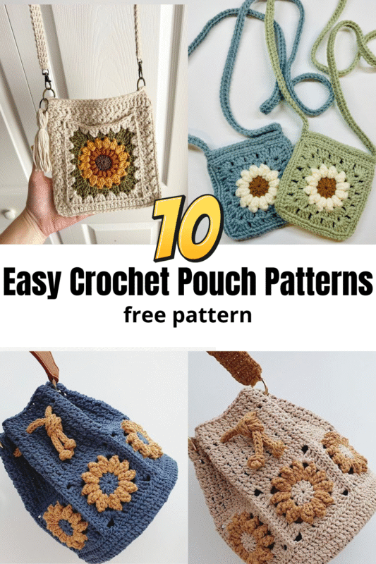15  Easy Crochet Pouch Patterns
