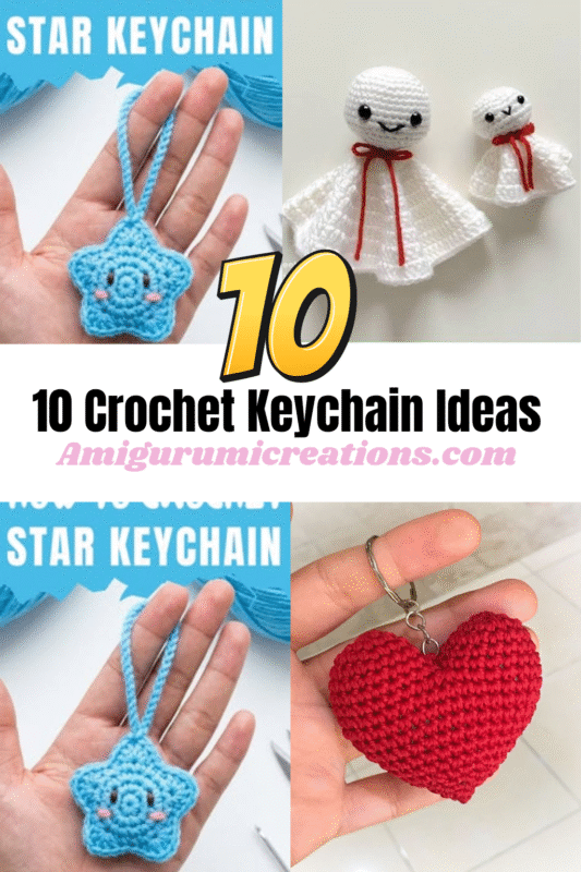 10 Crochet Keychain Ideas