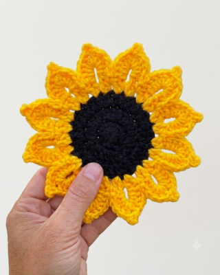 crochet sunflower pattern free