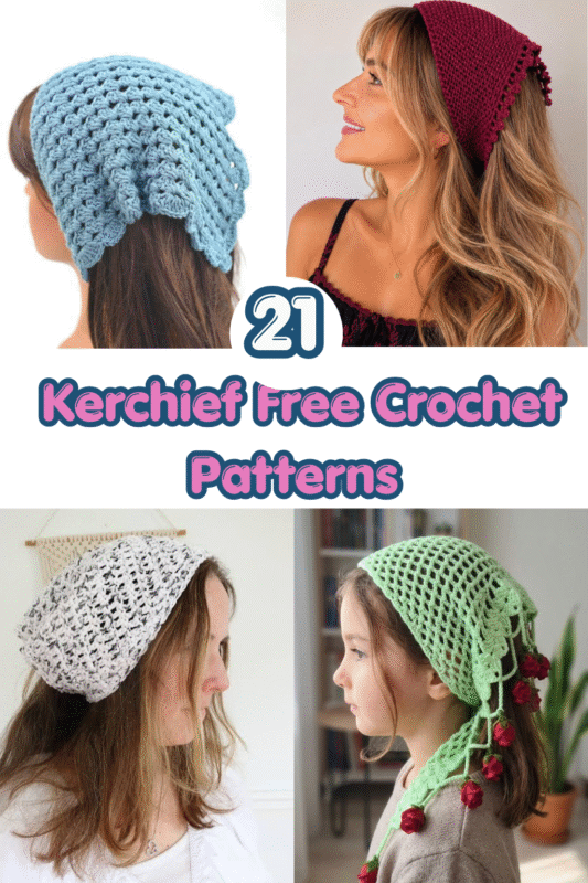 10+ Kerchief Free Crochet Patterns