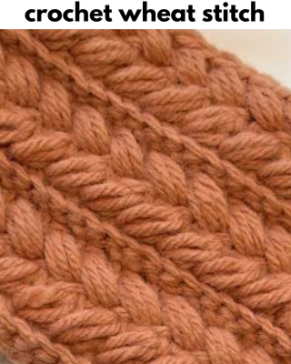 free crochet wheat stitch pattern